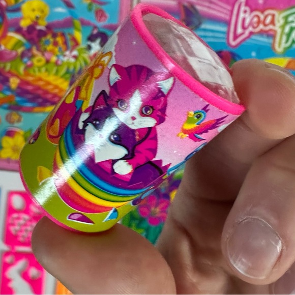 Vintage Lisa Frank Easter 108 Pc Puzzle Bear Dog Panda + Stencils, Kaleidoscope - Picture 3 of 7